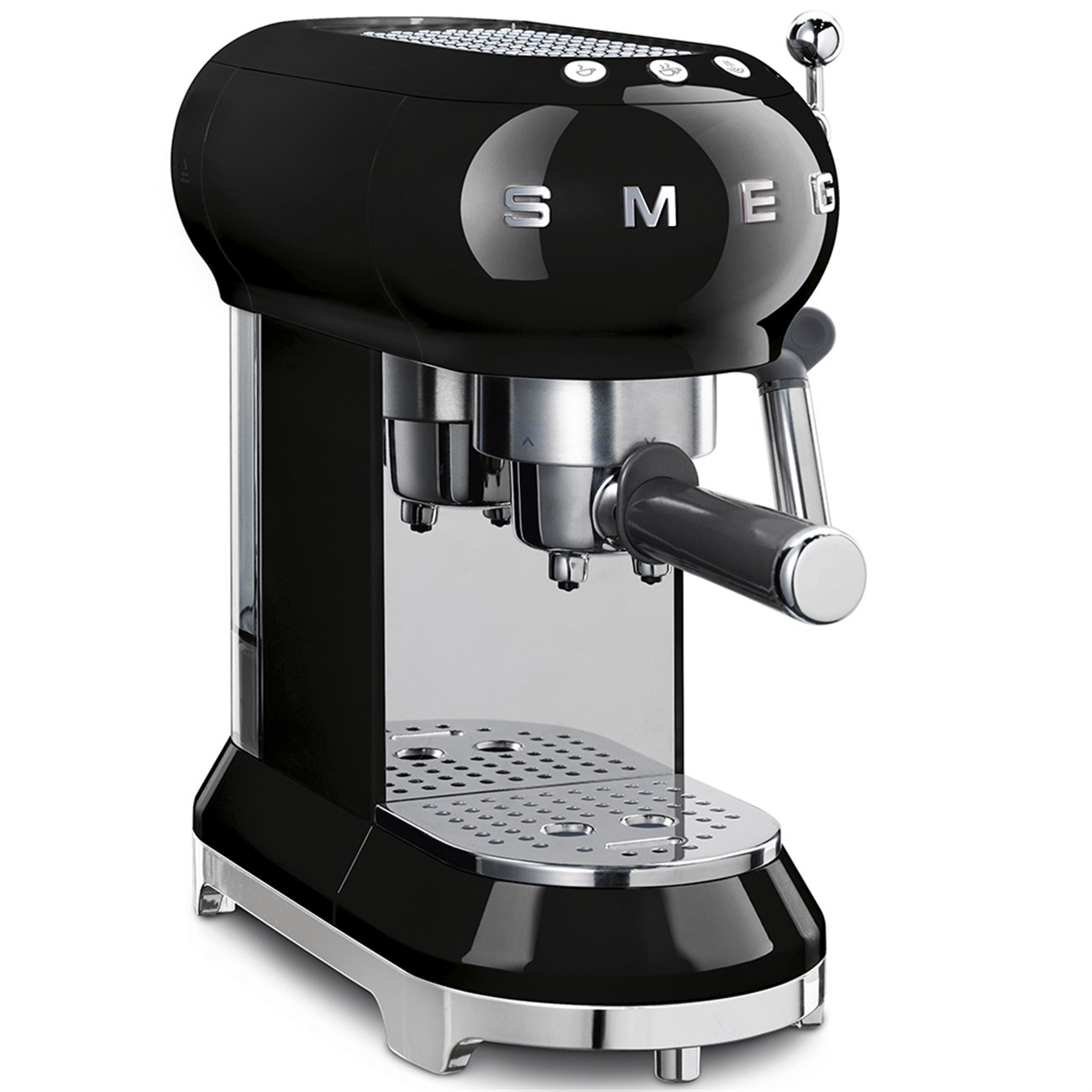 Smeg Siyah Espresso Kahve Makinesi ECF01BLEU